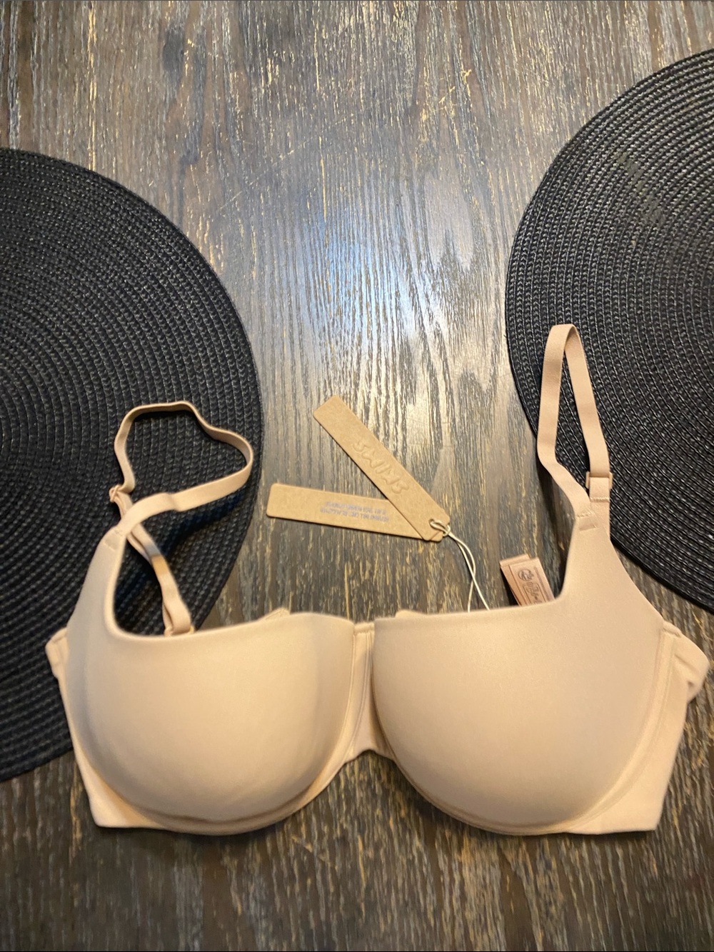 SKIMS Fits everybody lightly lined balconette Bra clay size 32DD NWT